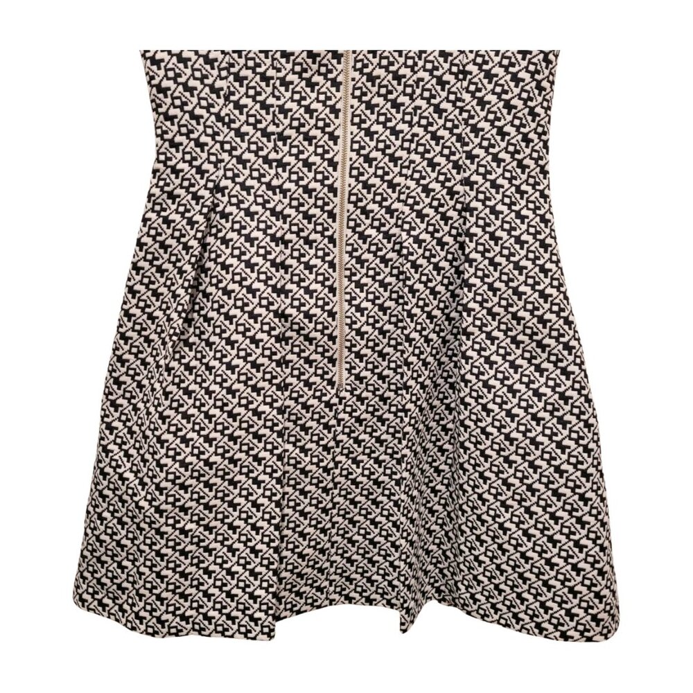Revolve BLAQUE LABEL Abstract Print A-Line Mini Dress NWT Size Small Zip Front - Picture 7 of 10